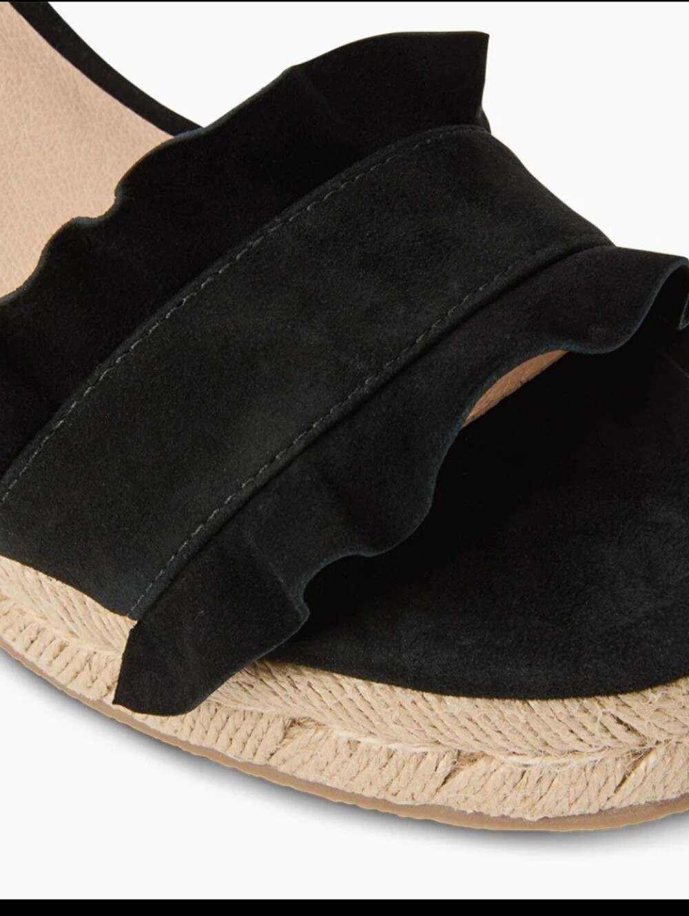 Jack Rogers Rozette Ruffle Wedge - Picture 7 of 12
